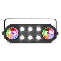 BeamZ StrobeMoon 2-in-1 discolamp met 2x LED moonflower en LED - thumbnail