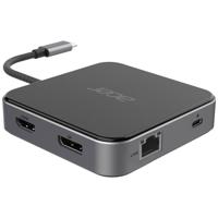 Acer 7in1 USB4 8k Multi Display Hub 1xHDMI/1xDP/2xUSB3.2/USB-C/RJ45/Audi - thumbnail