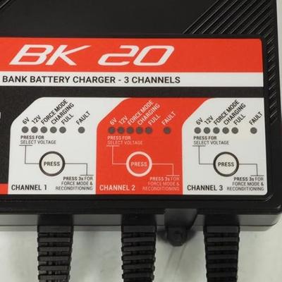 BS-BATTERY acculader "bk20 multiple chargers. bk20 bs-charger 3x2.0a