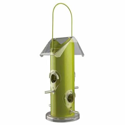 TRIXIE VOERDISPENSER METAAL / KUNSTSTOF GROEN 25 CM 800 ML 2 ST
