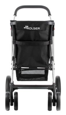 Winkelwagen Rolser basket mf 4b Zwart 50 L