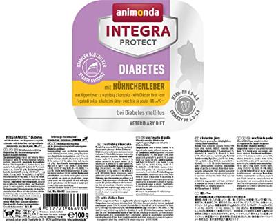 ANIMONDA Integra Protect Diabetes Poultry liver - nat kattenvoer - 100g
