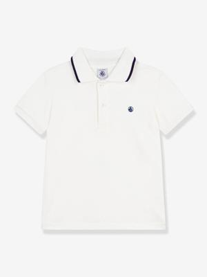 PETIT BATEAU polo voor kinderen met korte mouwen wit PETIT BATEAU polo voor kinderen met korte mouwen wit