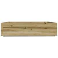 Plantenbak 100x100x26,5 cm gempregneerd grenenhout - thumbnail