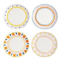 &k amsterdam Boavista Bord Ø 21,5 cm - Set van 4 - thumbnail