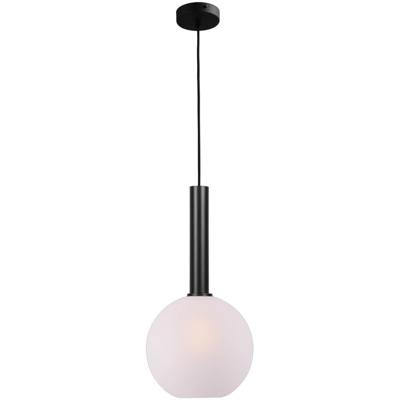 Masterlight Hanglamp Ø 25cmBella 2 Zwart met mat wit glas - 2980-05-06-25