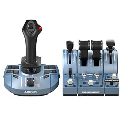 Thrustmaster TCA Captain X Airbus Edition Vliegsimulator joystick Hoofdtelefoon (3.5 mm jackplug), USB-A, USB-C PC, Xbox One, Xbox Series S, Xbox Series X Thrustmaster TCA Captain X Airbus Edition Vliegsimulator joystick Hoofdtelefoon (3.5 mm jackplug), USB-A, USB-C PC, Xbox One, Xbox Series S, Xbox Series X
