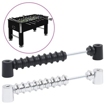 VidaXL Scoreborden voor voetbaltafel 2 st zwart en zilverkleurig VidaXL Scoreborden voor voetbaltafel 2 st zwart en zilverkleurig