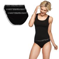 3-pak lage slips dames - Yara - Zwarte dames bikini slips - Vrouwen onderbroek - thumbnail