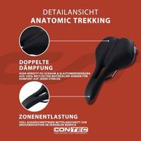 CONTEC zadel "anatomic" ct saddle anatomic 279 x 179mm zone cut - thumbnail