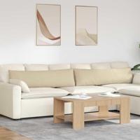 VidaXL Sofa kussens 2 pcs crème 145 x 40 cm stof - thumbnail