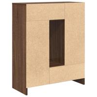 Dressoir met lades en deuren 73x31x90 cm bruin eiken - thumbnail