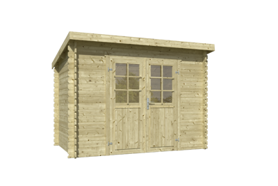 Blokhut Nadia 275x175 Olijfgroen Geimpregneerd Outdoor Life - Outdoor life