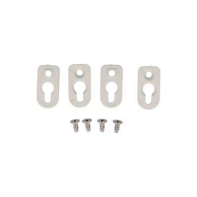 Hammond Electronics 1556FOOTGY-4 Montagevoet ABS kunststof Grijs (l x b x h) 51 x 51 x 5 mm 4 stuk(s)