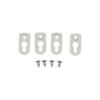 Hammond Electronics 1556FOOTGY-4 Montagevoet ABS kunststof Grijs (l x b x h) 51 x 51 x 5 mm 4 stuk(s) - thumbnail