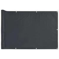 VidaXL Balkonscherm 600x120 cm pvc antracietkleurig - thumbnail