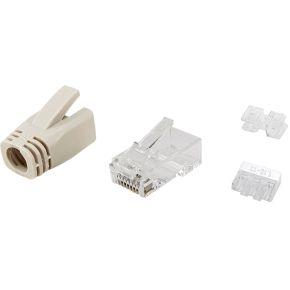 Equip 121176 kabel-connector RJ-45 Transparant, Wit