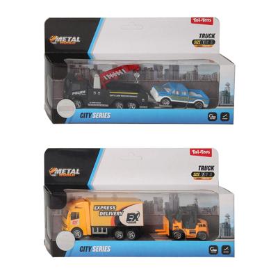 Toi-Toys Metalworld frictie werkvoertuig - 2dlg. Toi-Toys Metalworld frictie werkvoertuig - 2dlg.