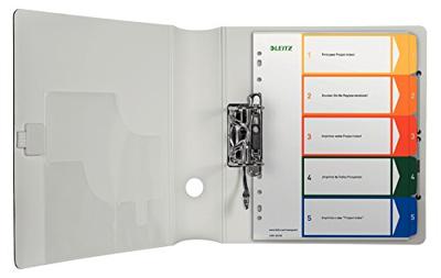 Leitz PC printbare Project Indexen 5 tabs Leitz PC printbare Project Indexen 5 tabs