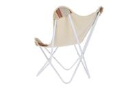 Tuinstoel DKD Home Decor Wit Oranje Ijzer 74 x 65 x 90 cm - thumbnail