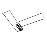 Lucide ARIANNE - Plafonnière - LED - CCT - 1x23W 2700K/4000K - Zwart - thumbnail