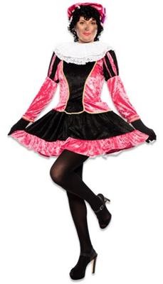 Pieten jurkje met petticoat roze
