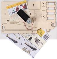 Solexpert Bouwpakket - dubbeldekker vliegtuig met zonnepaneel - thumbnail