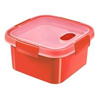 Curver microwave eco steamer stoomtray 1.1l rood - thumbnail