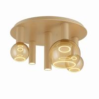 Ztahl Plafondlamp Riva 5 lichts Ø 50 cm quartz - thumbnail