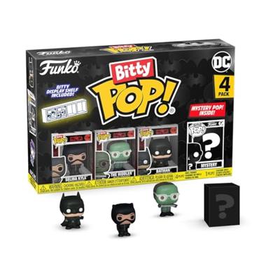 DC Batman Funko Bitty Pop! 4-Pack: Selina Kyle / The Riddler / Batman