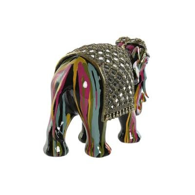 Decoratieve figuren Home ESPRIT Multicolour Hars Olifant 31 x 14 x 22 cm