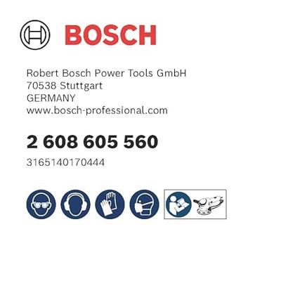 Bosch Accessories Best for Stone 2608605560 Excenterschuurpapier Met klittenband, Geperforeerd Korrelgrootte (num) 180 (Ø) 115 mm 5 stuk(s)