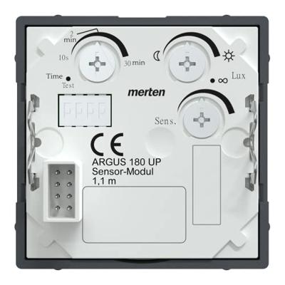 Merten MEG5710-0414 Bewegingsmelder Inbouw (in muur) 180 ° Relais Antraciet IP20