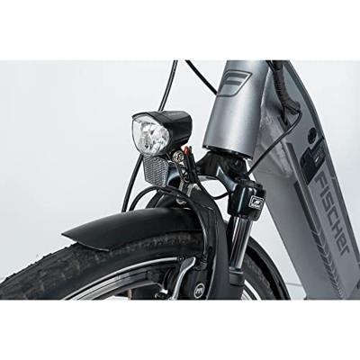 FISCHER FAHRRAD 85355 Koplamp LED werkt op de dynamo Zwart