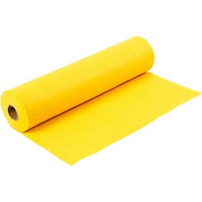 Creativ Company Hobbyvilt, b: 45 cm, dikte 1,5-2 mm, 180-200 gr, geel, 5 m/ 1 rol