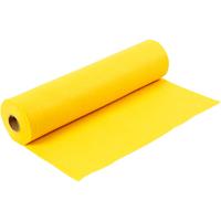Creativ Company Hobbyvilt, b: 45 cm, dikte 1,5-2 mm, 180-200 gr, geel, 5 m/ 1 rol - thumbnail