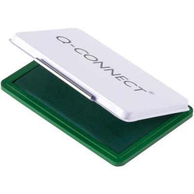 Q-CONNECT stempelkussen, ft 90 x 55 mm, groen