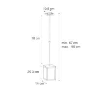 QAZQA Industriële buiten hanglamp zwart IP44 - Charlois - thumbnail