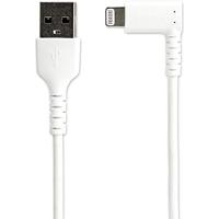 StarTech.com Premium USB-A naar Lightning Kabel 2m Wit - Robuuste 90° haakse USB Type A naar Lightning Charge & Sync Oplaadkabel met Aramide Vezels - Apple MFi Cert. - iPhone (RUSBLTMM2MWR) - thumbnail
