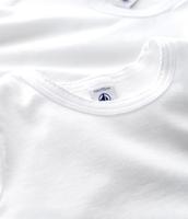 Set van 2 T-shirts met korte mouwen PETIT BATEAU wit - thumbnail