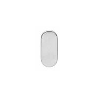 Intersteel Afdekrozet ovaal verdekt 65x30x5mm - RVS - thumbnail