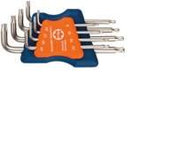 Rotec Inbussleutelset | 8-delig | Lang | Kogelkop | Torx T9-T40 | Nikkel - 890.5001 - thumbnail