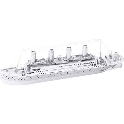 Eureka metal earth titanic ship zilver editie