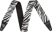Fender Wild Animal Print Straps Zebra gitaarband - thumbnail