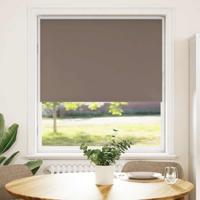 VidaXL Rolgordijn verduisterend koffie 90x130 cm stofbreedte 85,7 cm - thumbnail