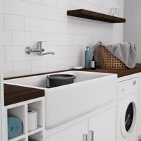 Schutte ORAZI ééngreepsmengkraan keuken | wandmontage | chroom
 - 36760 - 36760 - thumbnail