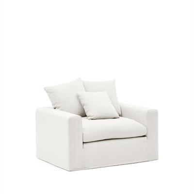 Kave Home Loveseat 'Nora' kleur Ecru