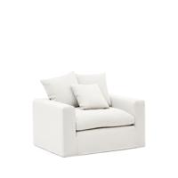 Kave Home Loveseat 'Nora' kleur Ecru - thumbnail