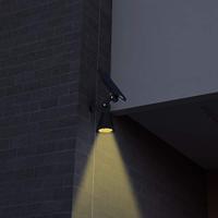 LUMI GARDEN Set van 2 spots Spotlight solar LED Spiky - Warm wit licht - 34 cm - thumbnail