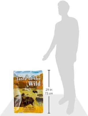Taste of the Wild, High Prairie, graanvrij droog hondenvoer met geroosterd hertenvlees en bizons, 12,2 kg, (Pack van 1)